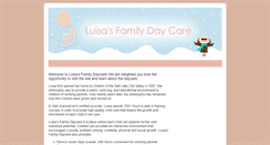 Desktop Screenshot of luisasfamilydaycare.com